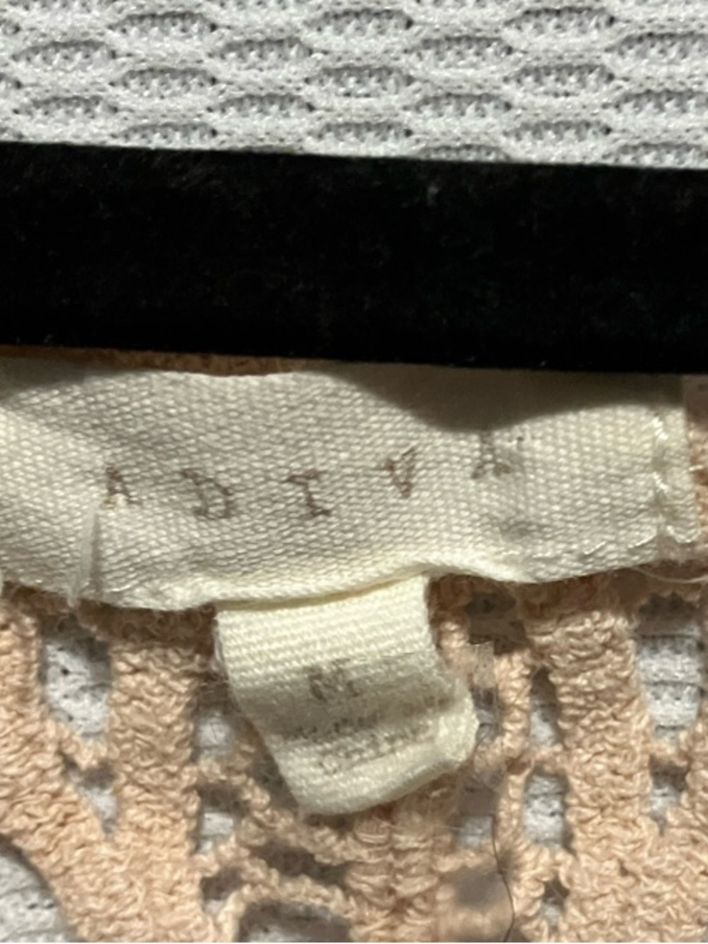 Adiva Crochet Lace Blouse in Beige - Picture 2 of 8
